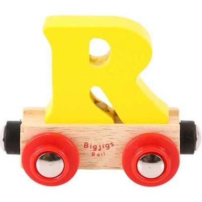 Bigjigs Rail Wagon Drevená vláčiková dráha písmeno R
