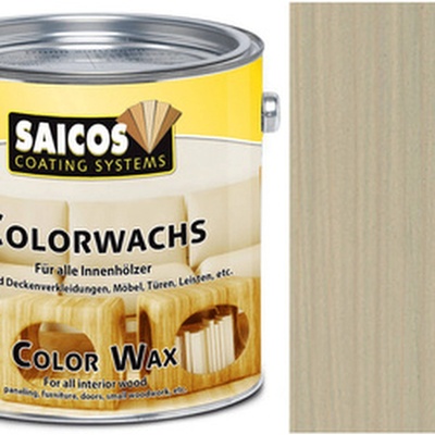 Saicos Color Wax 3017 Silver Grey - Цветена интериорна вакса 0.375л (4679)