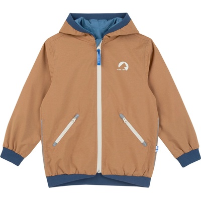 finkid Детско водоустойчиво яке Finkid Kid's Muutuva Waterproof jacket - Almond / Denim - размер 140/150 (703-4361-0417)