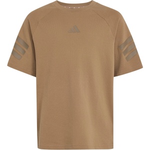 Adidas Детска тениска adidas Kid's Future Icons 3 Stripes T-Shirt - Khaki Six / Blanch Brown - размер 128 (EU) (704-6493-0211)
