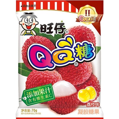 Want Want Želatinové bonbóny s příchutí liči 70 g