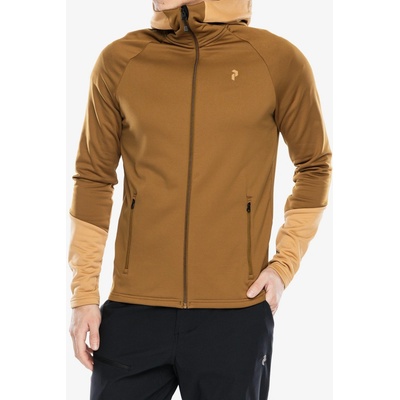 Peak Performance Rider Essentials Zip Hood earthy summit/sierra sand