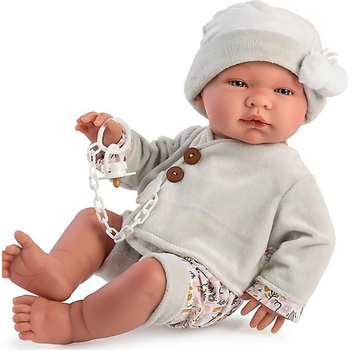 Asi Dolls Кукла Asi Dolls - Бебе Пабло, с жилетка и шапка с помпони, 43 cm (366221)