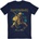 Iron Maiden Piece of Mind Gold Eddie Navy Blue L Риза (IMTEE166MN03)