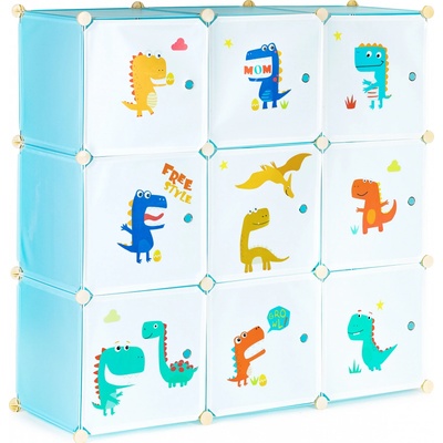 MODERNHOME - Dětská modulární knihovna s 9 policemi – Zboží Dáma