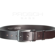 Prosch Bags kožený pásek jeans 02/PR01 hnědý