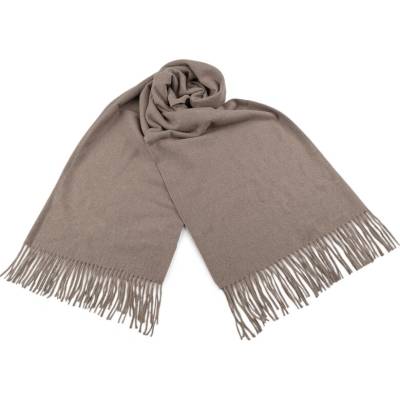 Šál typu pashmina so strapcami 4 béžová