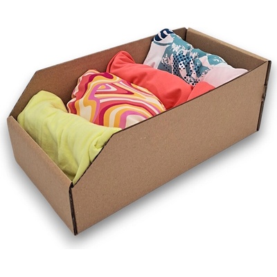 Karton Pak Úložné boxy na oblečenie, organizéry do skrine Eko Karton 15 x 30 cm