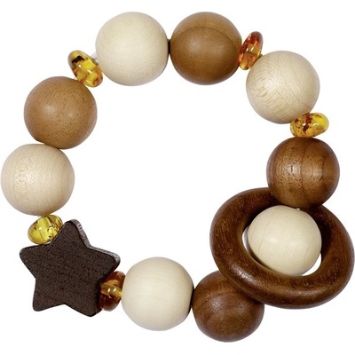 Heimess elastický krúžok s hviezdičkou natural