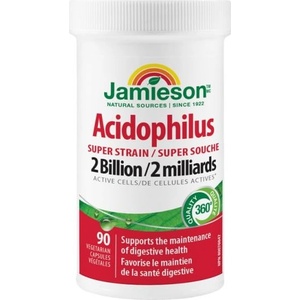 Jamieson Super Strain Acidophilus комплекс бактериални култури 90 капсули (IP1812)