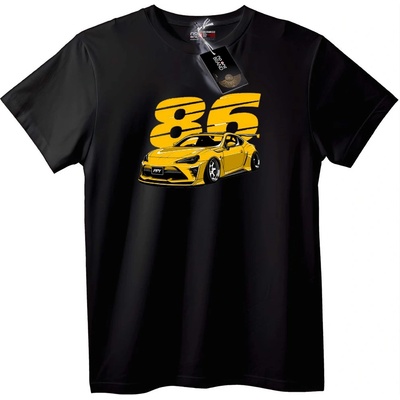 Тениска 86 коли - L, Black