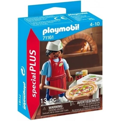Playmobil Playmobil: фигурка на пица готвач (71161)