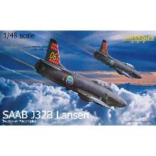 Saab J32B Lansen Swedish Air Force Fighter Tarangus TA4802 1:48