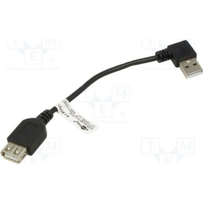 Goobay 95701 USB 2.0 USB A zásuvka USB A úhlová zástrčka 150mm