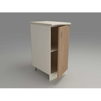 Image 1 of DST Кухненски модул MK-40 dst, 900/450/600-480, бежово и дъб амбер