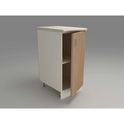 DST Кухненски модул MK-40 dst, 900/450/600-480, бежово и дъб амбер