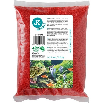 JK Akvarijní písek červený 0,5 kg