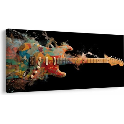 Obraz elektrická gitara v farbách