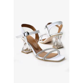 Moda Trend Дамски елегантни сандали - Бели #327900 (327900_Бяло)