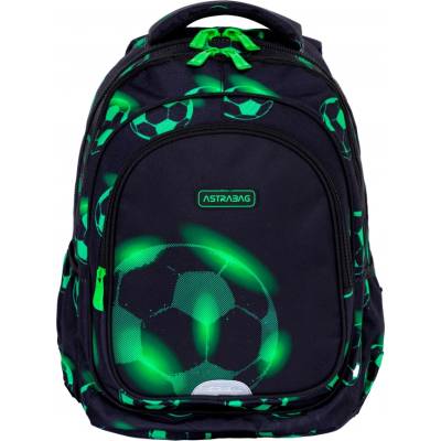 Astra Ученическа раница Astra - Футболна топка, Неон, С 3 отделения (AS502024102)