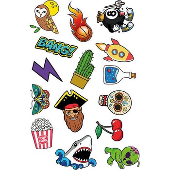 Image 1 of Jovi TT05 Детски татуировки Cactus 15 бр (TT05)