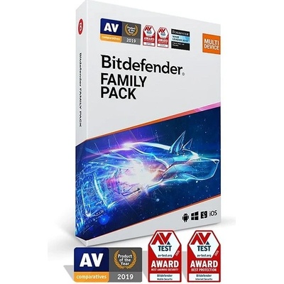 Bitdefender Family Pack 15 lic. 1 mes.
