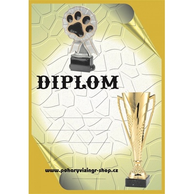 VIZINGR Kynologie diplom A4 č.61