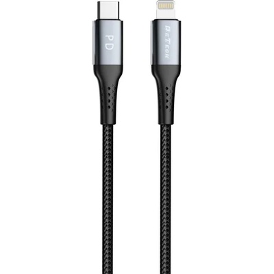 DeTech Кабел за данни DeTech DE-43Ci2, Type-C - Lightning, PD, 2.0m, Черен - 40266