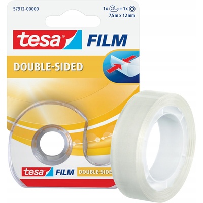 Tesa Lepicí páska oboustranná s odvíječem 12 mm x 7,5 m