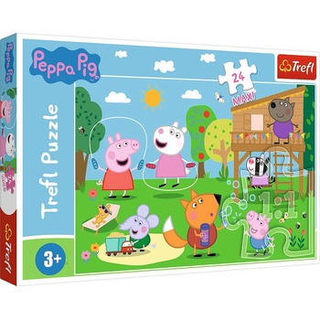 Trefl Peppa Pig Maxi Fun in the grass Пъзел 24 броя Друго (465617) (465617)