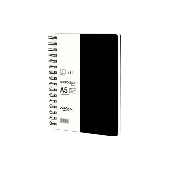 Image 1 of Drasca Скечбук със спирала Daily А5 80г 80л черен