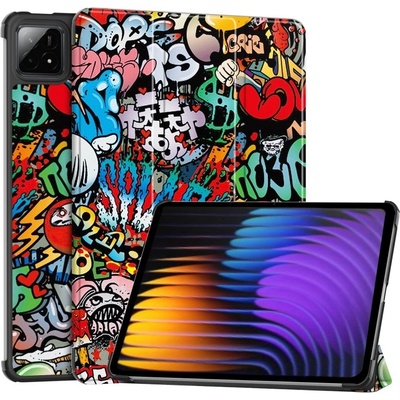 Vsetkonamobil 103569 ART Zaklápacie puzdro pre Xiaomi Pad 7 / Pad 7 Pro / Pad 8 / Pad 8 Pro GRAFFITI