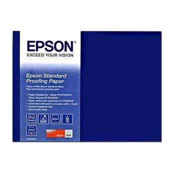 Epson Standard Proofing Paper S045005 C13S045005, 205 г/м2, A3+, 100 бр. , полумат, бял, фотографска хартия (C13S045005)
