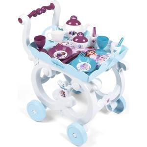 Smoby Игрален комплект Smoby Frozen 2 - Сервиз за чай, с количка и аксесоари (310517) - ozone