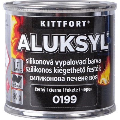 KITTFORT Aluksyl - vypaľovacia silikónová farba - medená - 80 g