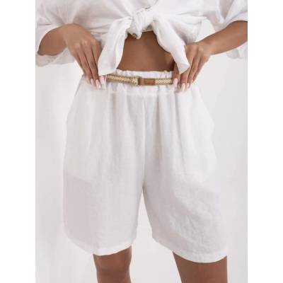 Italy Moda šortky -MI-SN-6620.72P bílá