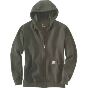 Carhartt WIP Мъжки суичър Carhartt Zip Hooded Sweatshirt Hoodie - Moss (017-1866-0613)
