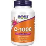 NOW Vitamin C-1000 with Rose Hips / Sustained Release [100 Таблетки]