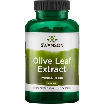 Swanson Olive Leaf Extract, 500 mg, 120 капсули, Swanson (SWH159)