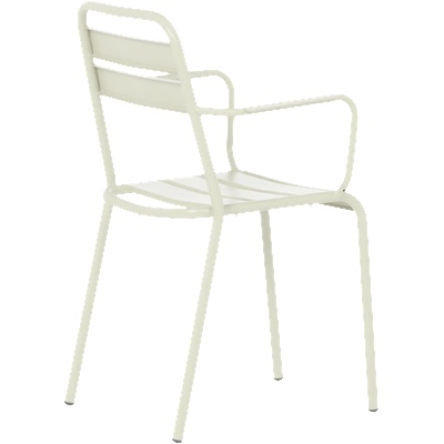 Carmen Метален градински стол zamfara - светлосив (3535141)