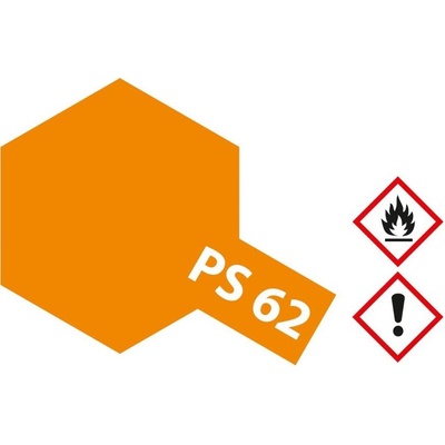 Tamiya Color PS-62 Pure Orange ENEOS Polycarbonate Spray 100ml