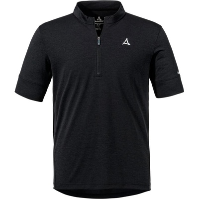 Schöffel Мъжка фланелка с къс ръкав за колоездене Schöffel Shirt Style Pinega Cycling jersey - Black - размер 56 (EU) (056-3373-0216)