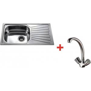 Inter Ceramic СЕТОВЕ ЗА КУХНЯ 2 в 1 / 3 в 1 BG 7843 + 8847474 7119 БРИТ 2, Inter Ceramic (BG 7843 + 8847474 7119 БРИТ 2) Мивка за вграждане