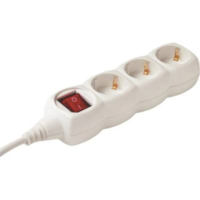 Somogyi Elektronic Home 3 Plug 5 m Switch (NV 3K-5/WH/1,5)