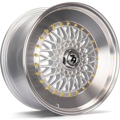 Seventy9 Sv-F 7x15 4x100 ET30 silver front polished