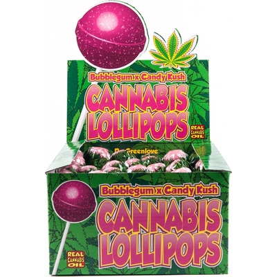 Dr. Greenlove Konopné lízátko Bubblegum X Candy Kush
