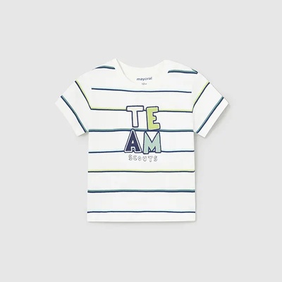 MAYORAL Тениска райета team евкалипт за бебе момче Mayoral