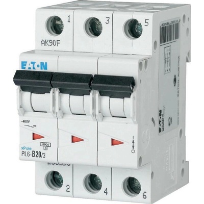 Eaton PL6-B20/3, 20 A