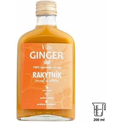 Vlčie Ginger shot Rakytník & Med 200 ml