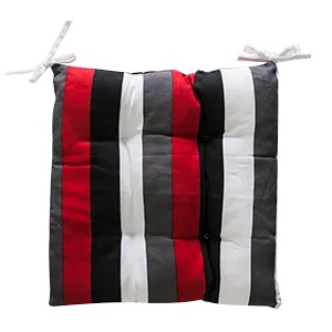Chef`n CN-Възглавница 45х45cm. БЯЛО, СИВО, ЧЕРНО РАЕ (7818) (0198502)